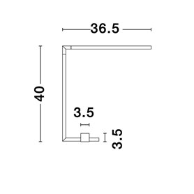 Luminaria Led escritorio NOVA LUCE RACCIO NL-9180725 Oro