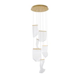 Luminaria Led colgante NOVA LUCE SIDERNO NL-9054442 Oro