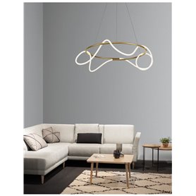 Luminaria Led colgante suspension NOVA LUCE TIRIAC NL-9548104 Oro