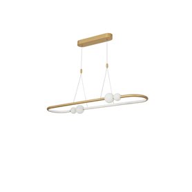 Luminaria Led colgante suspension NOVA LUCE CELIA NL-9820602 Oro