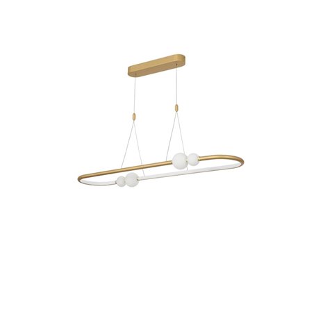Luminaria Led colgante suspension NOVA LUCE CELIA NL-9820602 Oro