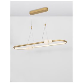 Luminaria Led colgante suspension NOVA LUCE CELIA NL-9820602 Oro