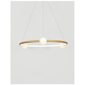 Luminaria Led colgante suspension NOVA LUCE CELIA NL-9820600 Oro