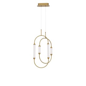 Luminaria Led colgante suspension NOVA LUCE ZIMBA NL-9862872 Oro