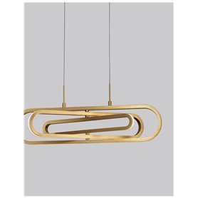 Luminaria Led colgante suspension NOVA LUCE ARTE NL-9110352 Oro