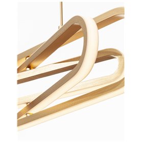 Luminaria Led colgante suspension NOVA LUCE ARTE NL-9110352 Oro