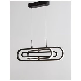 Luminaria Led colgante suspension NOVA LUCE ARTE NL-9110351 Negro