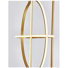 Luminaria Led colgante suspension NOVA LUCE ARTE NL-9114862 Oro