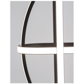 Luminaria Led colgante suspension NOVA LUCE ARTE NL-9114861 Negro