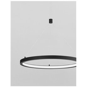 Luminaria Led colgante suspension NOVA LUCE EMPATIA NL-9172635 Negro