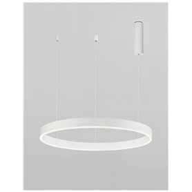 Luminaria Led colgante suspension NOVA LUCE MOTIF NL-9190740 Blanco D60