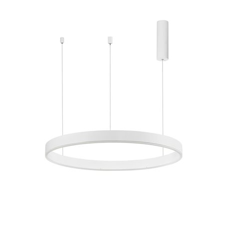 Luminaria Led colgante suspension NOVA LUCE MOTIF NL-9190748 Blanco D80