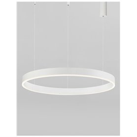 Luminaria Led colgante suspension NOVA LUCE MOTIF NL-9190755 Blanco D100
