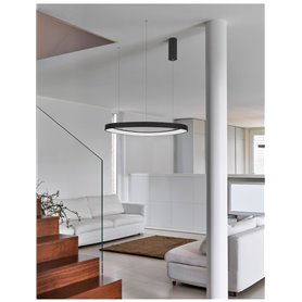 Luminaria Led colgante suspension NOVA LUCE ESTEVA NL-9053552 Negro