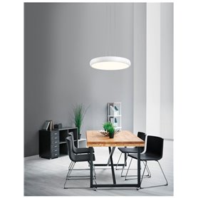 Luminaria Led colgante suspension NOVA LUCE GAP NL-8100987 Blanco