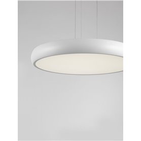 Luminaria Led colgante suspension NOVA LUCE GAP NL-8100987 Blanco