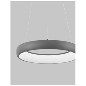 Luminaria Led colgante suspension NOVA LUCE ALBI NL-8105619 Gris D41