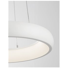 Luminaria Led colgante suspension NOVA LUCE ALBI NL-8105618 Blanco D41
