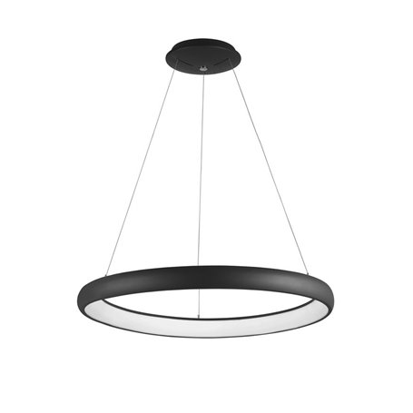 Luminaria Led colgante suspension NOVA LUCE ALBI NL-8105604D Negro D81