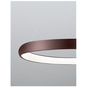 Luminaria Led colgante suspension NOVA LUCE ALBI NL-8105609 Marron D81
