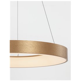 Luminaria Led colgante suspension NOVA LUCE RANDO THIN NL-9453454 Oro