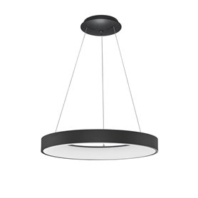 Luminaria Led colgante suspension NOVA LUCE RANDO THIN NL-9453451 Negro 4K