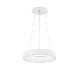 Luminaria Led colgante suspension NOVA LUCE RANDO THIN NL-9453430 Blanco