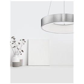 Luminaria Led colgante suspension NOVA LUCE RANDO THIN NL-9453434 Plata