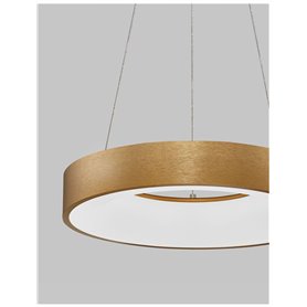 Luminaria Led colgante suspension NOVA LUCE RANDO THIN NL-9453432 Oro