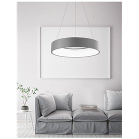 Luminaria Led colgante suspension NOVA LUCE RANDO NL-6167204 Gris 4K