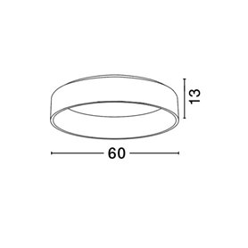 Luminaria Led plafon NOVA LUCE RANDO NL-6167201 Blanco 4000K