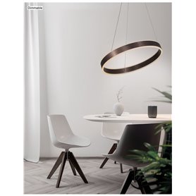 Luminaria Led colgante suspension NOVA LUCE NADOR NL-88622101D Marron