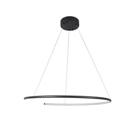 Luminaria Led colgante suspension NOVA LUCE BREDA NL-9010023 Negro