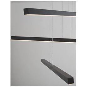 Luminaria Led colgante suspension NOVA LUCE LIOR NL-9010033 Negro