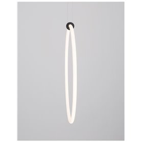 Luminaria Led colgante suspension NOVA LUCE GIRDINO NL-9892163 Negro D59.5