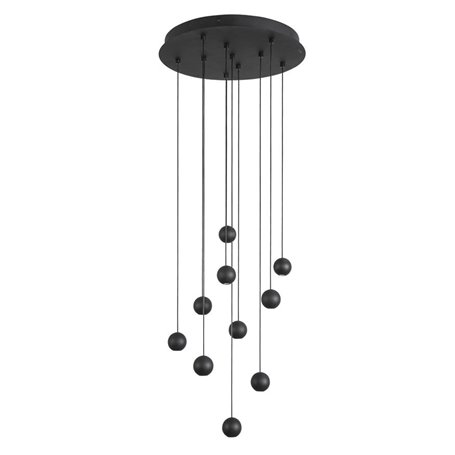 Lampara Led colgante NOVA LUCE NOCCI NL-9303952 Negro