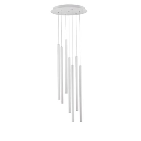 Lampara Led colgante NOVA LUCE ULTRATHIN NL-9184023 Blanco