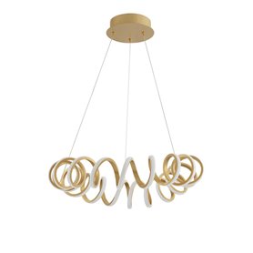 Lampara Led colgante NOVA LUCE ZINIA NL-9817462 Oro