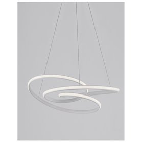 Lampara Led colgante suspension NOVA LUCE MENTON NL-9147111 Blanco