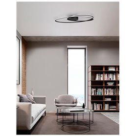 Luminaria Led plafon NOVA LUCE VIARREGIO NL-9500710 Negro