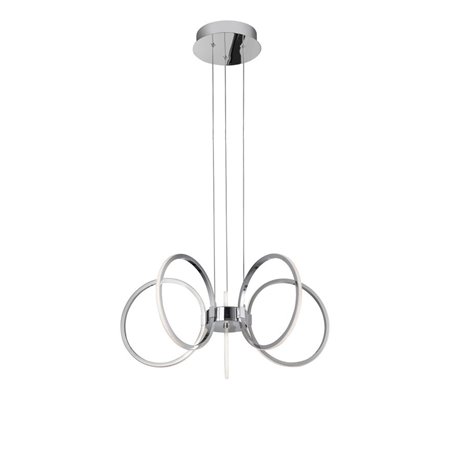 Lampara Led colgante suspension NOVA LUCE VALLERTI NL-81008601 Cromo