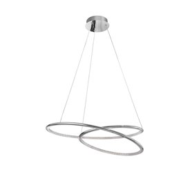 Lampara Led colgante suspension NOVA LUCE PLASENCIA NL-81007202 Cromo