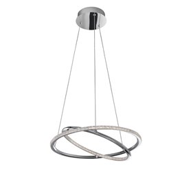 Lampara Led colgante suspension NOVA LUCE LIVORNO NL-8107402 Cromo