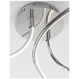 Luminaria Led plafon NOVA LUCE FUNGO NL-9357085 Cromo