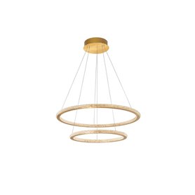 Lampara Led colgante suspension NOVA LUCE CILION NL-9011139 Oro