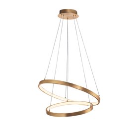 Lampara Led colgante suspension NOVA LUCE LEON NL-8100281 Oro 