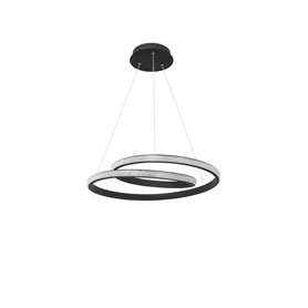 Lampara Led colgante suspension NOVA LUCE GRANIA NL-9818511 Negro