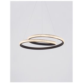 Lampara Led colgante suspension NOVA LUCE GRANIA NL-9818511 Negro