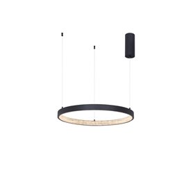 Lampara Led colgante suspension NOVA LUCE PRESTON NL-9865160 Negro D60