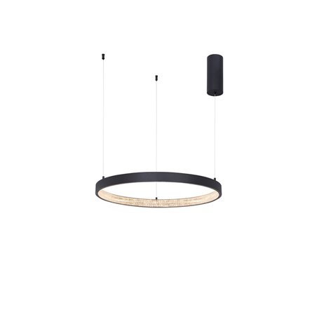 Lampara Led colgante suspension NOVA LUCE PRESTON NL-9865160 Negro D60